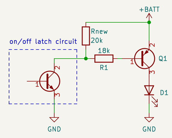 schematic after modification