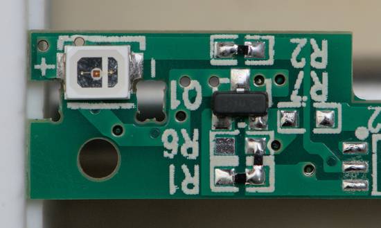 PCB after modification